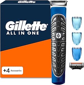 Gillette Styler 4 en 1 para Hombre Resistente al Agua, Recorta, Afeita y Perfila con Precisión el Cuerpo | Trim, Shave & Shape Face & Body with Precision, Water Resistant, 4 in 1 Hair Clippers for Men