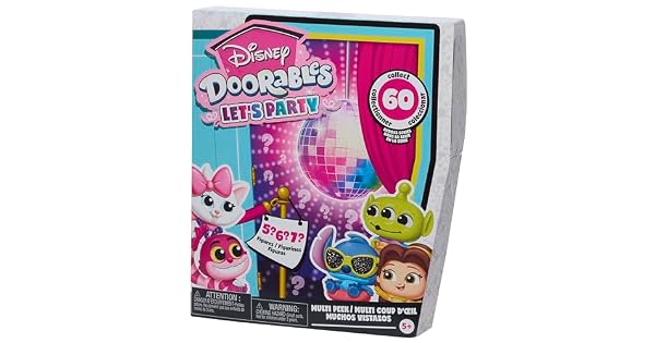 Disney Doorables Lets Party MultiPeek Estatuillas coleccionables de 38 cm Juguetes para nios a Partir de 5 aos de Just Play