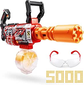 XSHOT Hyper Gel Motorized Gatling Blaster with 5,000 Gel Balls by ZURU