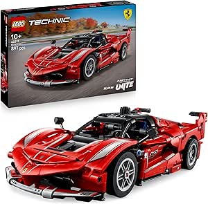 LEGO Technic Ferrari FXX K Model Car Toy Racing Car with V12 Engine, Differential and Moving Pistons - Gift for Boys and Girls 10+ Years 42212