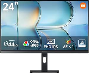 XIAOMI Gaming Monitor 24 Inches, FHD 144Hz, Free Sync, P24FDA-RAGL