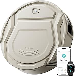 Lefant M210 Pro Robot Vacuum Cleaner 2200Pa,Silencer 55dB,120min Autonomy