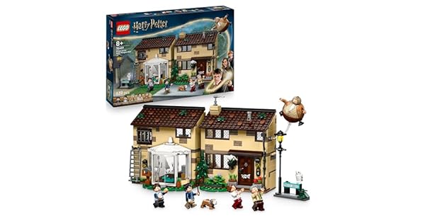 LEGO Harry Potter Privet Drive Visita de Ta Marge  Casa de Juguete con 5 Minifiguras y Figura Inflada de la Ta Marge  Regalo para Nias y Nios de 8 Aos Fans de Prisionero de Azkaban 76451