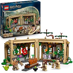 LEGO Harry Potter Hogwarts Castle: Herbology Class - Minifigures by Neville Longbottom, Hermione Granger and Prof. Sprout - 3 Toy Mandrakes - Gift for 8+ Year Old Girls and Boys 76445