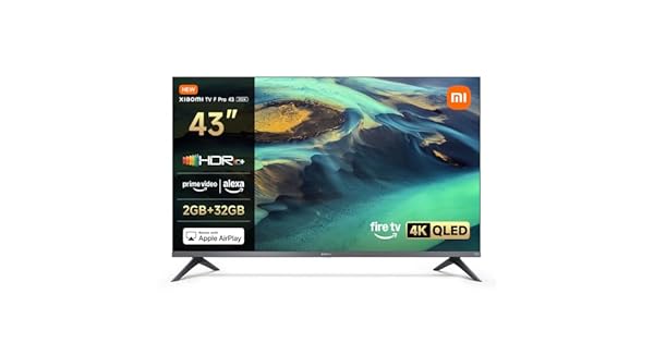 XIAOMI TV F Pro 43 Pulgadas 109 cm 4K UHD Smart TV Fire OS8 HDR10 L43MBFAVEU