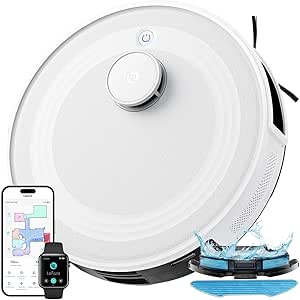 Lefant M2 Robot Vacuum Cleaner and Floor Mop with dToF Laser Navigation and