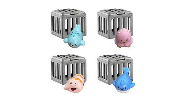 4 piezas de juguetes de buceo subacuticos jaulas de piscina de PET con 4 animales de buceo con este divertido juego de buceo de piscina cada natacin se convertir en una emocionante experiencia
