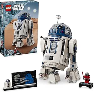 LEGO Star Wars R2-D2 Figura de Droide de Juguete de Construcción, Maqueta de Personaje de Películas, Regalo de Reyes y Navidad para Niños y Niñas de 10 Años o Más o Coleccionistas y Fans 75379