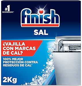 Finish Dishwasher Salt - Anti-Limescale Function - 2 kg - Greater