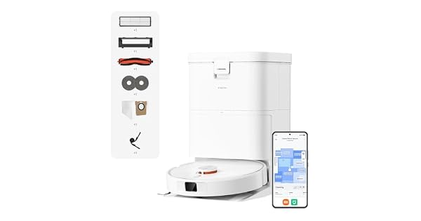 XIAOMI H50 Robot Aspirador con fregado y pao elevable 10000 Pa