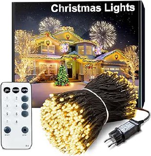 Christmas Lights Outdoor 35M 300 LED Fairy Lights Outdoor Warm White