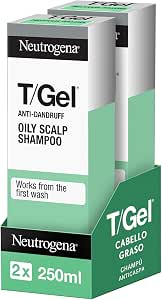 Neutrogena T/Gel Anti-Dandruff Shampoo for Oily Hair 250ml 2 pcs