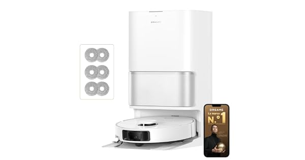 dreame L10s Ultra Gen 3 KitA Robot Aspirador y Friegasuelos Succin de 25000Pa Cepillo Lateral y Mopa Extensible AceClean DryBoard y Autolimpieza Automtica de Mopa Secado con Aire Caliente