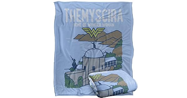 LOGOVISION Wonder Woman The Island Nation Manta sper Suave con Tacto Sedoso  152 x 127 cm