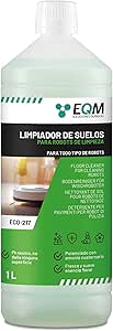 EQM – ECO-217 – Floor Cleaner for Cleaning Robots – 1L – Suitable for Any Surface Thanks to its Neutral pH – Floral Aroma