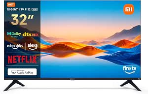 XIAOMI TV 32 Inch (81 cm), HD Smart TV, Fire OS14, L32MB-FAVEU