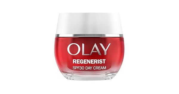 Olay Regenerist Day Face Cream SPF 30  Crema facial antiarrugas para mujeres con protector solar niacinamida y pptidos para reafirmar hidratar y renovar la piel crema facial no grasosa 50 ml