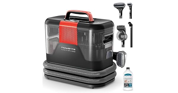 Rowenta Clean It Hot  Cold Aspiradora tapiceras 1150W 5 Acc Negro