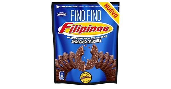 Artiach Fino Fino Filipinos Chocolate con Leche 87g