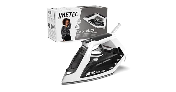 Imetec ZeroCalc Z1 2800 Plancha tecnologa antical Suela de cermica de Fcil Deslizamiento 2200 W golpe de vapor de 130 g